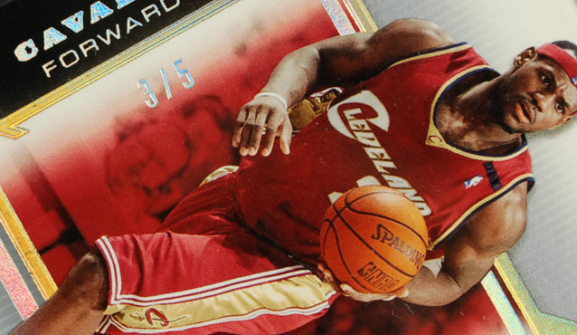 LeBRON JAMES PSA 10 AUTOGRAPH 3 of 5 POPU 1 SPXCITEMENT 05 #XCV6A SPECTRUM-AU view 2