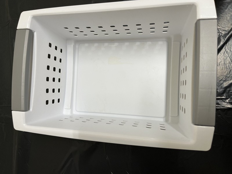 LOT 4 Small Sterlite Storage Stacking Baskets, Open Plastic Bin