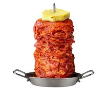 Al Pastor Skewer Stand for 8.5" Medium Pack, With Base Pan & 2 Skewers