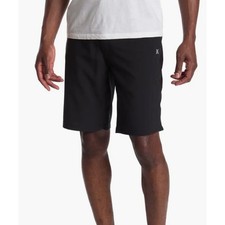 Hurley Hybrid Walkshort Mens Black 38 4-Way Stretch Quick Dry Reflective Shorts