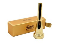Paititi Gold Plated Rich Tone Bb 5C Trumpet Mouthpiece 5C Rich Tone Gold Plated