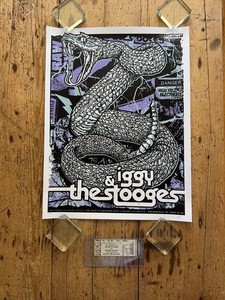 Iggy Pop  Original Poster Hollywood Palladium 9/7/2011  Artist Signed & Numbered