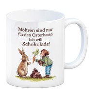 Ich Will Schokolade Statt MöHren Kaffeebecher Mit Osterhasen