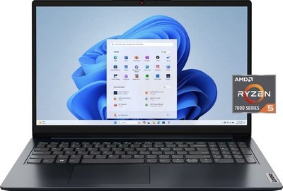 Lenovo IdeaPad 1 15AMN7 R5 7520U 8GB 256GB SSD 15.6  FHD Windows 11 Abyss Blue
