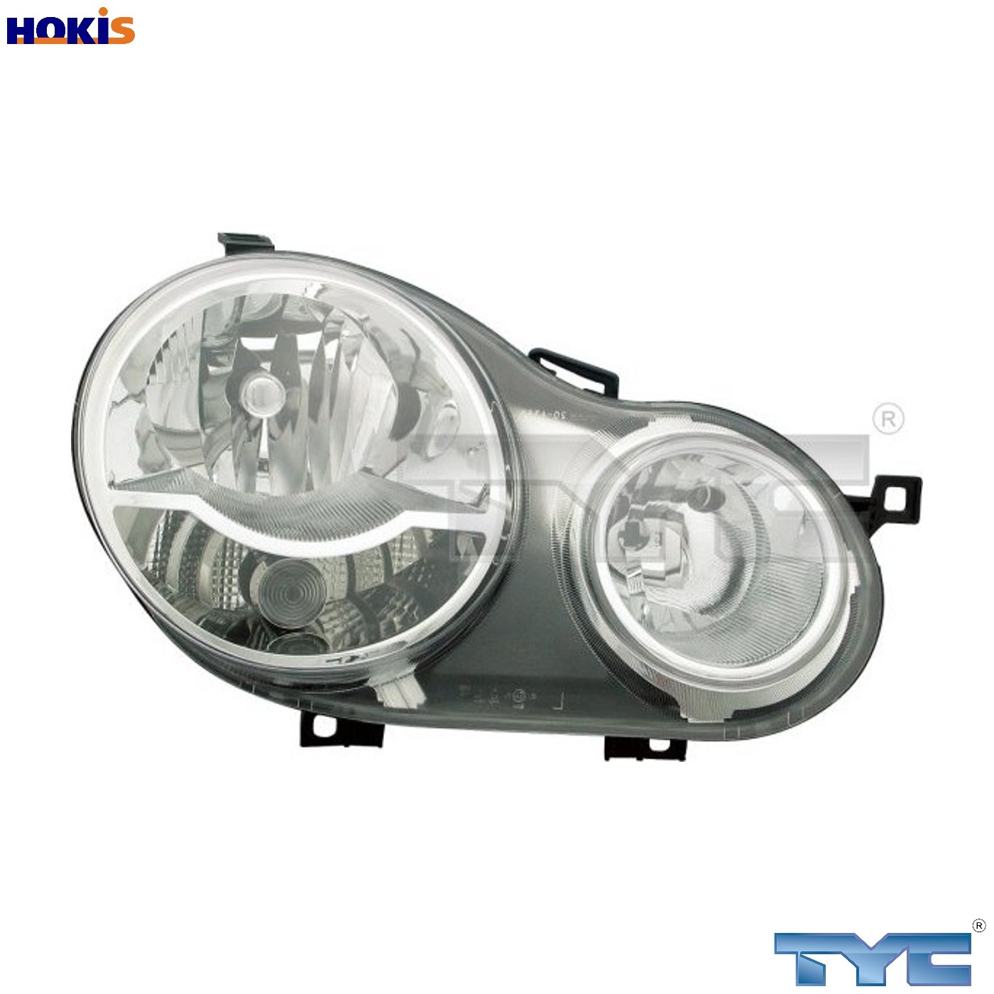 HEADLIGHT 20-0385-05-2 FOR VW AWY/BMD/AZQ/BME 1.2L AMF/BAY 1.4L 3cyl POLO 1.9L - Image 5