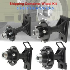 Heavy-Duty Shipping Container Axle Wheel with Bolt-on Spindle