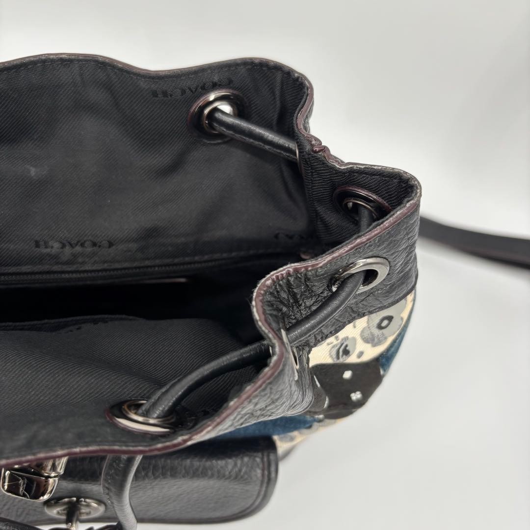 COACH Patchwork Backpack 37743 Canyon Denim Leath… - image 16