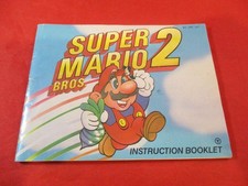 Super Mario Bros. 2 Nintendo NES Instruction Manual Booklet ONLY H