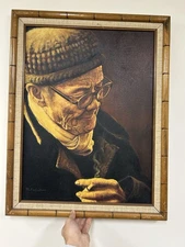 Marc Anderson Old Man Painting