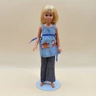 Vtg 60's Straight Cut Blonde Twist 'n Turn Skipper Doll Redressed