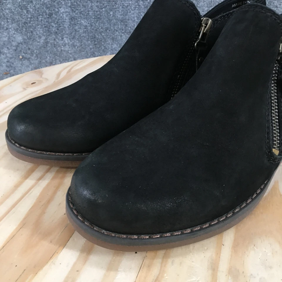 Botas Hush Puppies para mujer 8 anchas grandes Mazin Cayto botín negro informal tobillo Foto 4 de 4