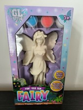 Paint Your Own Fairy Kit Kids Craft Set Garden Fairy Gift New