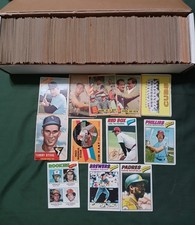 baseball cards lot, Topps 60-70s, various condition, estate sale, trading cards