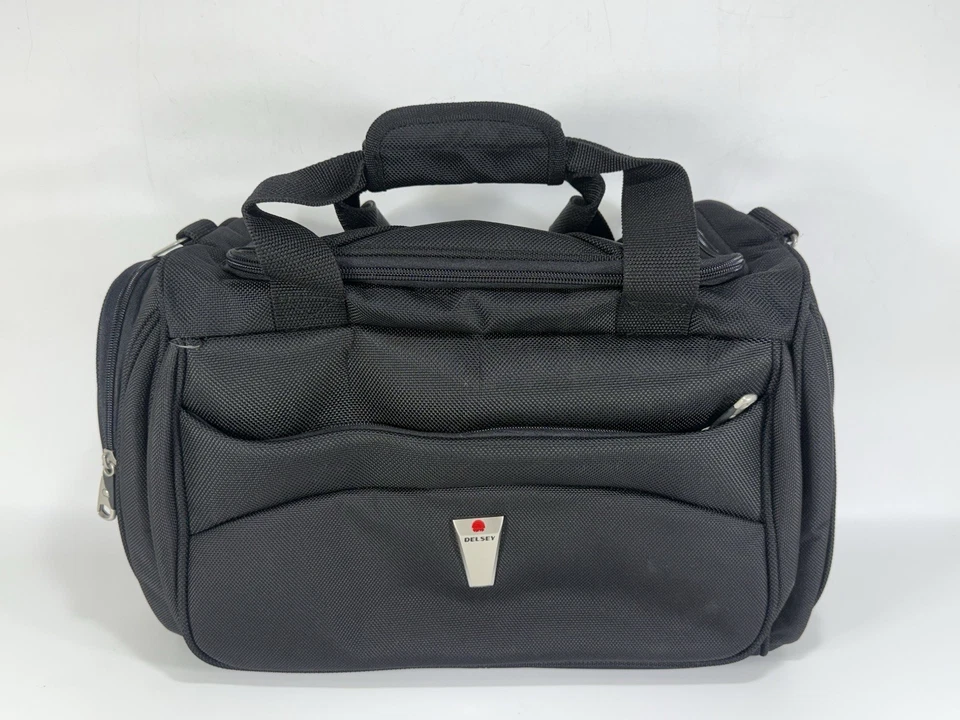 Delsey Helium Lite 300 Black Personal Bag Luggage ~ Model 17519 ~ 15" x 13" x 7" - Image 3 of 4
