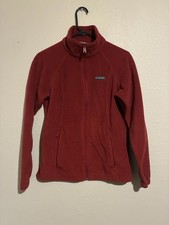 Columbia Women's Red Fleece Jacket Size Small