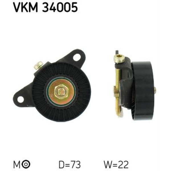 SKF Spannrolle Keilrippenriemen FüR Ford Escort '95 Express Mazda 121 III-image