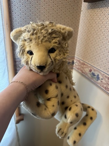 CHEETAH 13" Plush Stuffed Animal Toy by Hansa