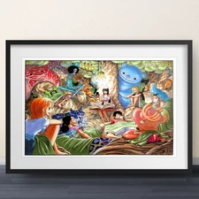 One Piece - Chapter 540 Shonen Jump Color Walk  11x17" - Art Poster anime manga