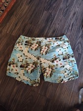 J. Crew Men's Swimwear 6" Swim Trunks Shorts Pockets Hawaiian 35"