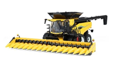 ERTL, Moissonneuse-bastteuse NEW HOLLAND CR11 avec 2 coupes - Collection Pres... - Photo 1/4