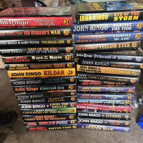 John Ringo book lot 32 Hard Back Cover Books Novel | eBay