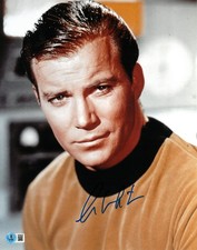 William Shatner Signed 11x14 Photo Autographed BAS Witnessed Star Trek 63