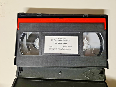 The Airflo Video von Paul Burgess VHS 90min 1. Auflage rar Fliegenfischen V0111