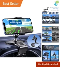Non-Slip Car Phone Mount with 360-Degree Rotation for Ultimate Driving Safety