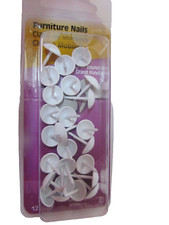 Hillman Upholstery Tack/Furniture Nails White 122685 NEW 25pcs