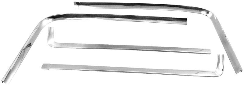 Gto Rear Window REAR WINDOW MOLDING 1966-67 PONTIAC GTO 4 PCS SET | eBay
