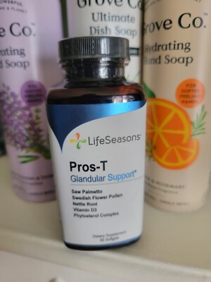 LifeSeasons Pros-t Glandular Support - 60 capsules, Exp 2027 FREE Shipping!