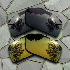 Grey Black Golden Lenses Replacement For-Spy Optic General Polarized