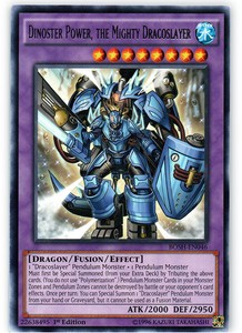 Dinoster Power, the Mighty Dracoslayer - BOSH-EN046 - Rare - 1st Edition x3 - Li