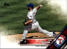 2016 Topps Update #US248 Sam Dyson Texas Rangers