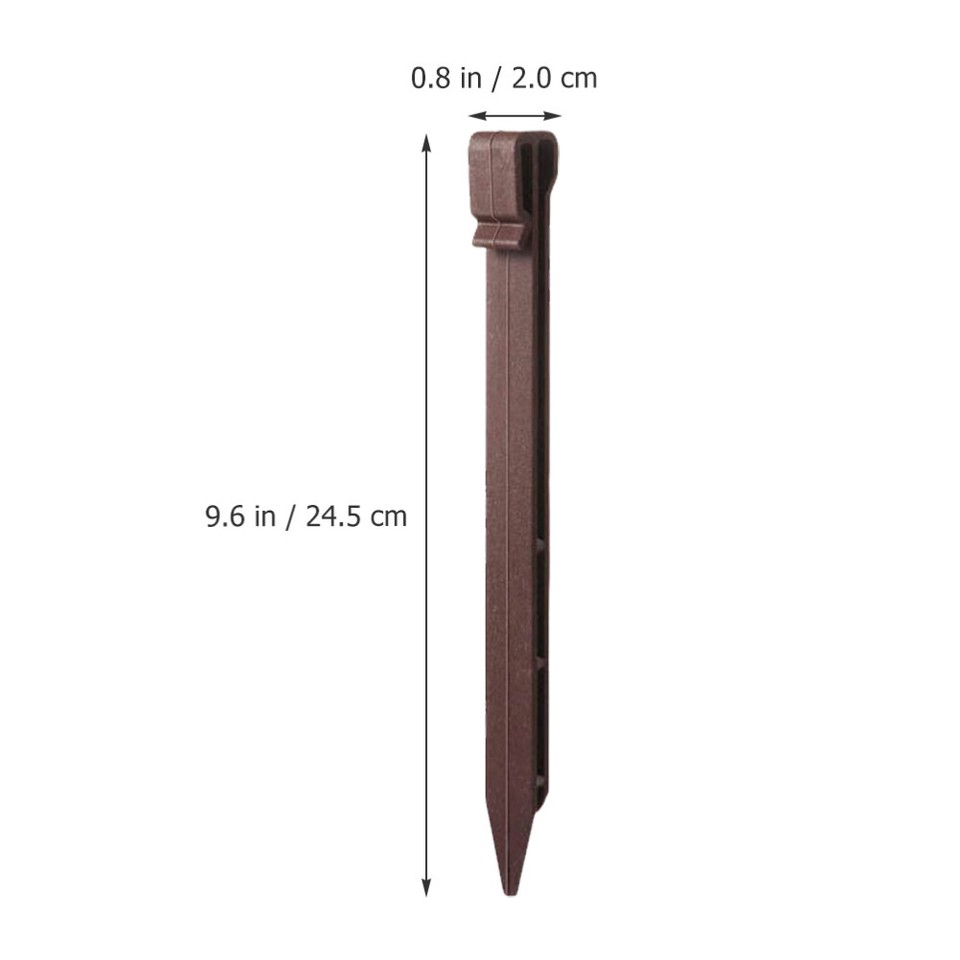 30Pcs Landscaping Plastic Landscape Edging Stakes Landscape Stakes