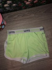 Justice   Love mesh active shorts girls sz 10