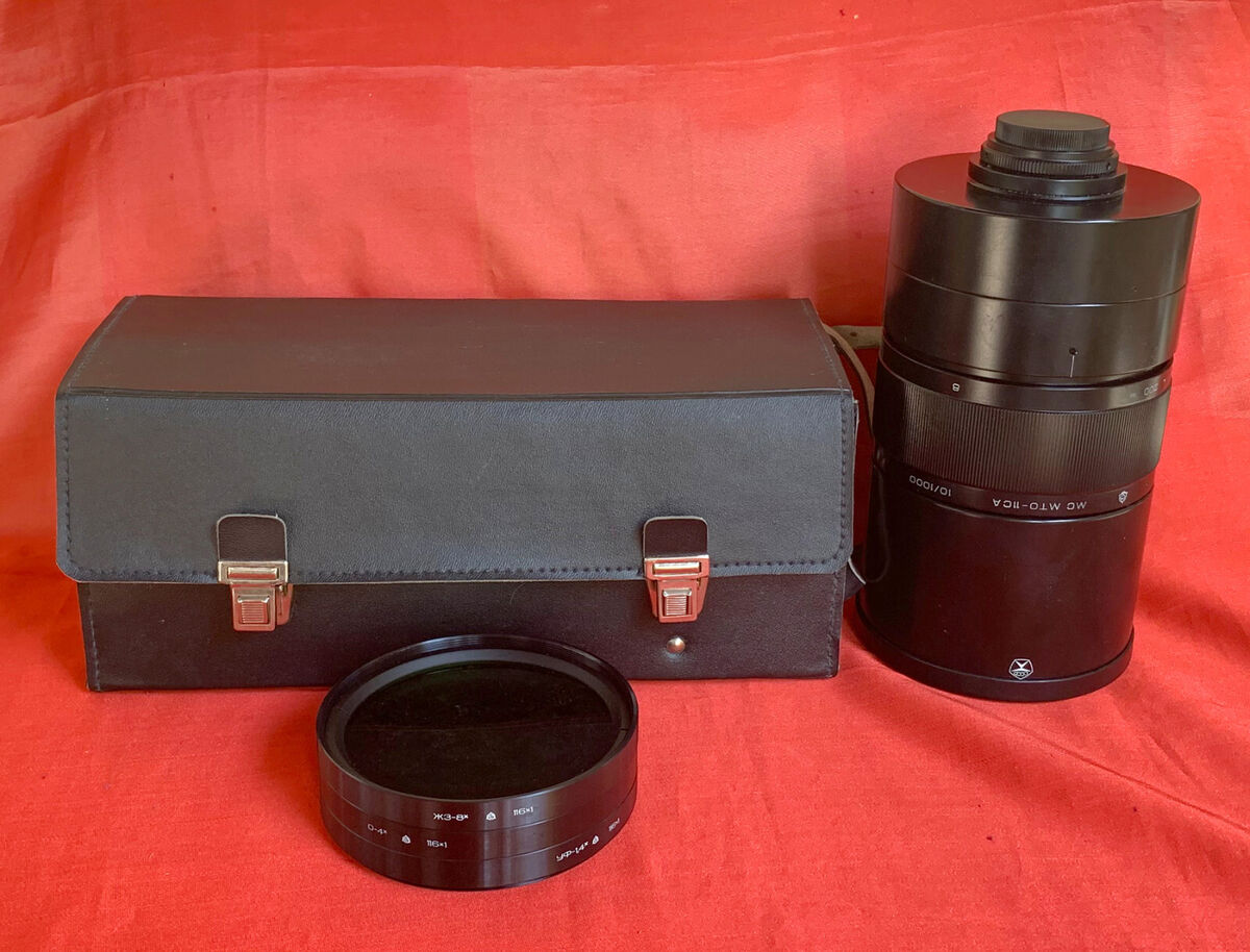 Maksutov MC MTO-11CA 1000mm F10 Telephoto Reflex Lens w 3 Maksutov MC MTO-11CA 1000mm F10 Telephoto Reflex Lens w 3
