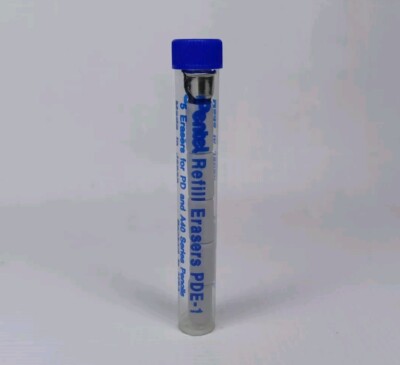 Pentel Refill Erasers PDE-1 For PD & A40 Series Pencils Tube Of 5