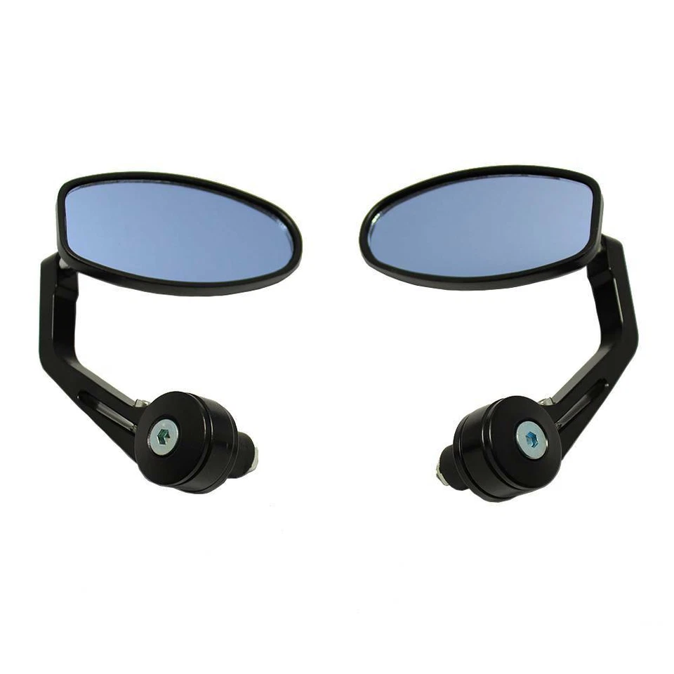 Espejos retrovisores de extremo de manillar de motocicleta de 7/8" para Triumph Street Triple R 675 Foto 4 de 4