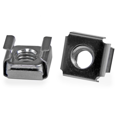 StarTech.com 50 Pkg M6 Cage Nuts for Server Rack Cabinet - Rack nuts (pack of 50