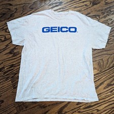 Vtg Geico Promo T SHIRT (XL) Car Insurance Auto Company Funny Commercials