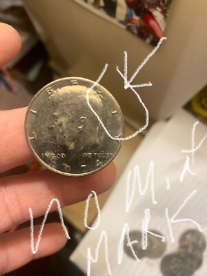 1974 half dollar error Did Not Get Stamped All The Way I m Both Sides