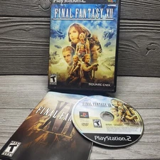 Final Fantasy XII (Sony PlayStation 2, 2006) Complete With Manual 