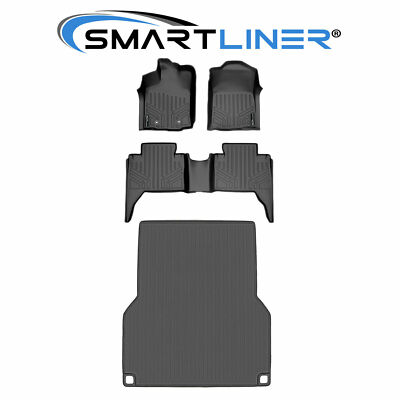 SMARTLINER Custom Fit Floor Mats 2016-2017 Toyota Tacoma Double Cab (Automatic)
