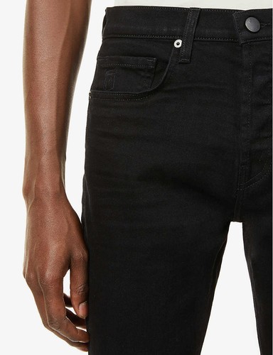 Pantalones de mezclilla ajustados J Brand x Antoni The Modern Black Pepper L91727 para hombre talla 31 - Imagen 3 de 3