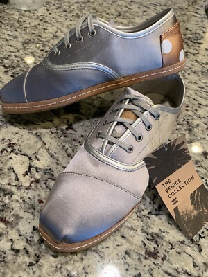 toms rose gold polka dot shoes