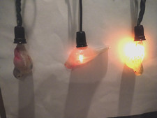 2 Pigeons 1 Bird Christmas Light Bulbs 14 V C6 -- 2 Work-- Carbon
