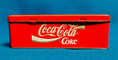 952- COCA COLA SCATOLA RETTANGOLARE IN LATTA VINTAGE RARA - Bild 6 von 15