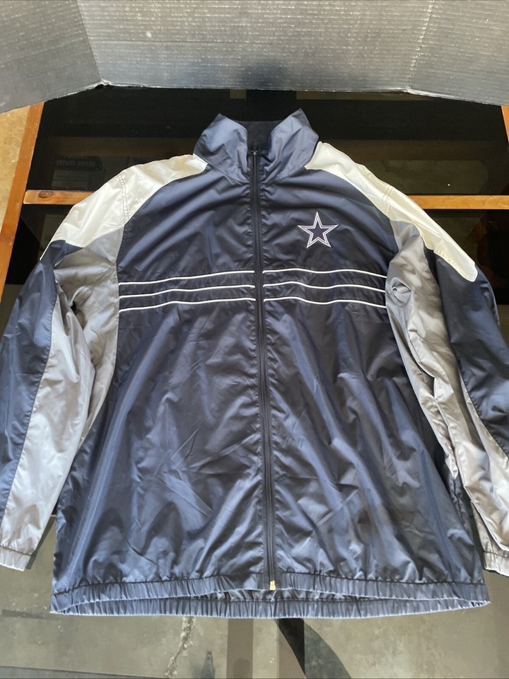 NICE! DALLAS COWBOYS Sports Illustrated Sz XL zip Windbreaker Jacket