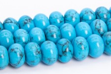 Blue Turquoise Beads Rondelle Loose Beads 6x4MM 8x5MM